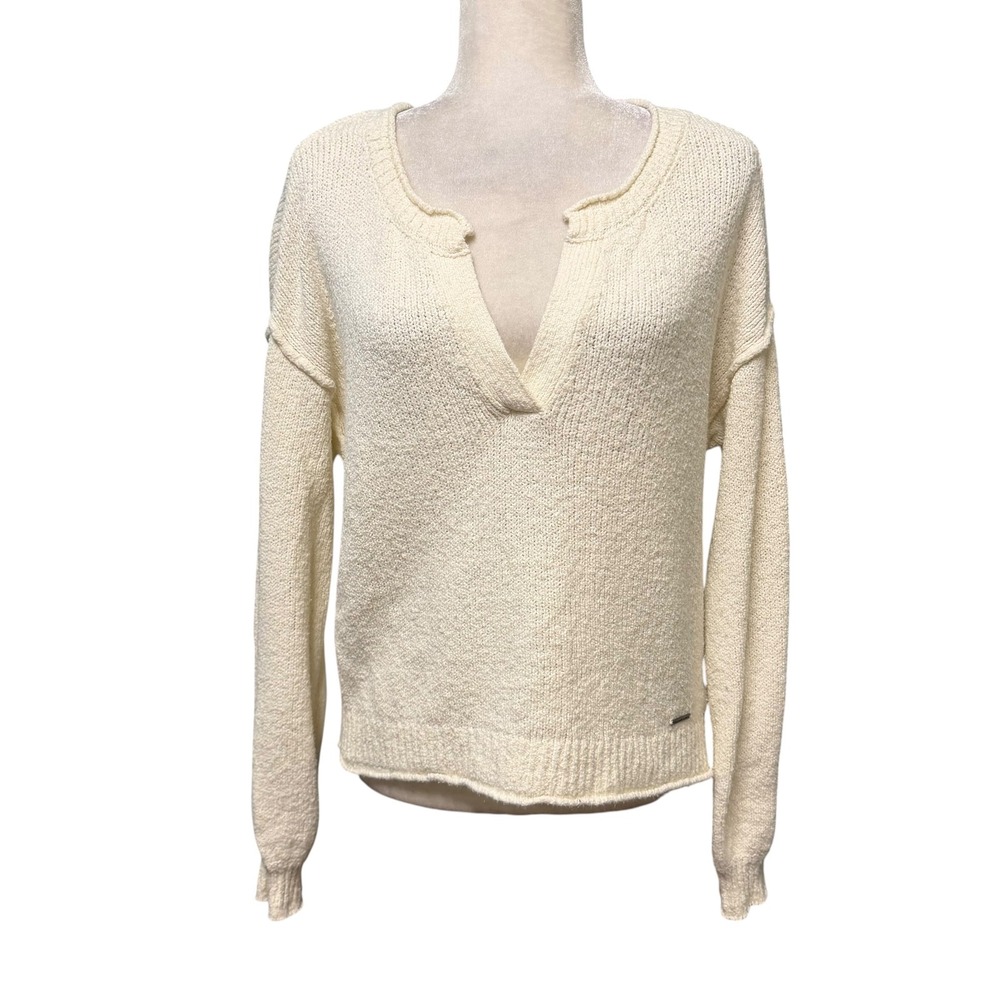 Abercrombie & Fitch Sweater Womens S‎ Knit Slouchy Boxy Minimalist Quiet Luxury